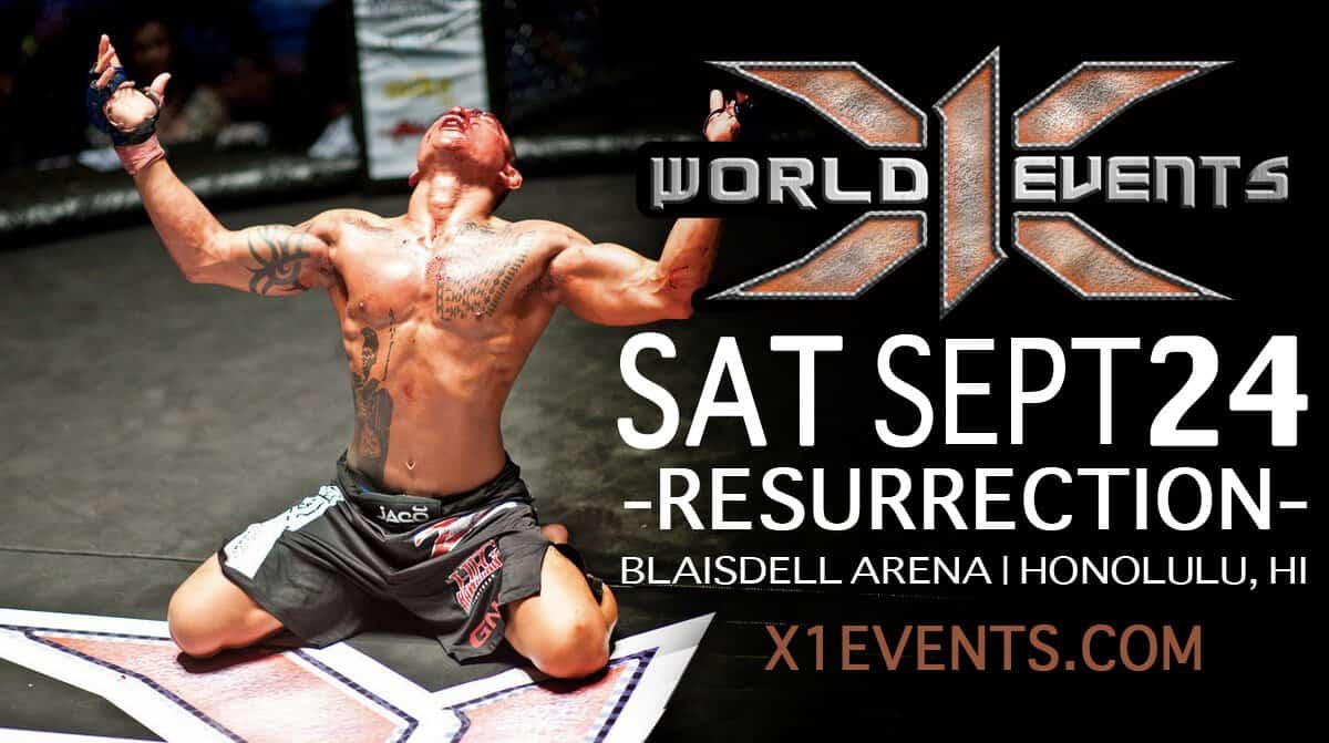 X1 World Events MMA Sept 24 2016