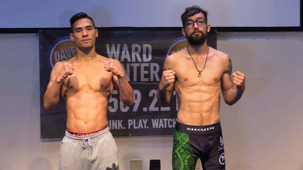 x1-55-Tyson Nam vs Shojin Miki Weigh in Photo