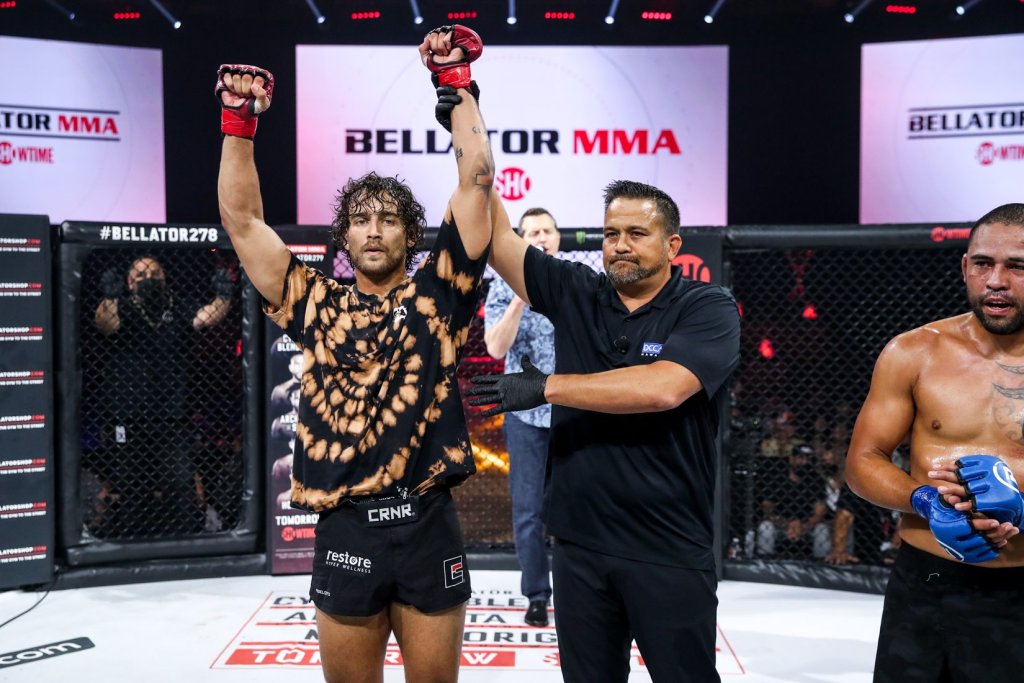 Dante Schiro vs. Scotty Hao at Bellator 278. Photos