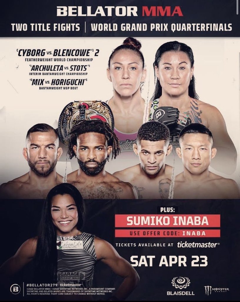 Sumiko Inaba Bellator 279