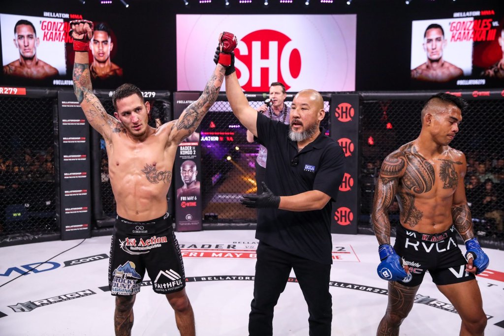 justin gonzales wins at bellator 279
