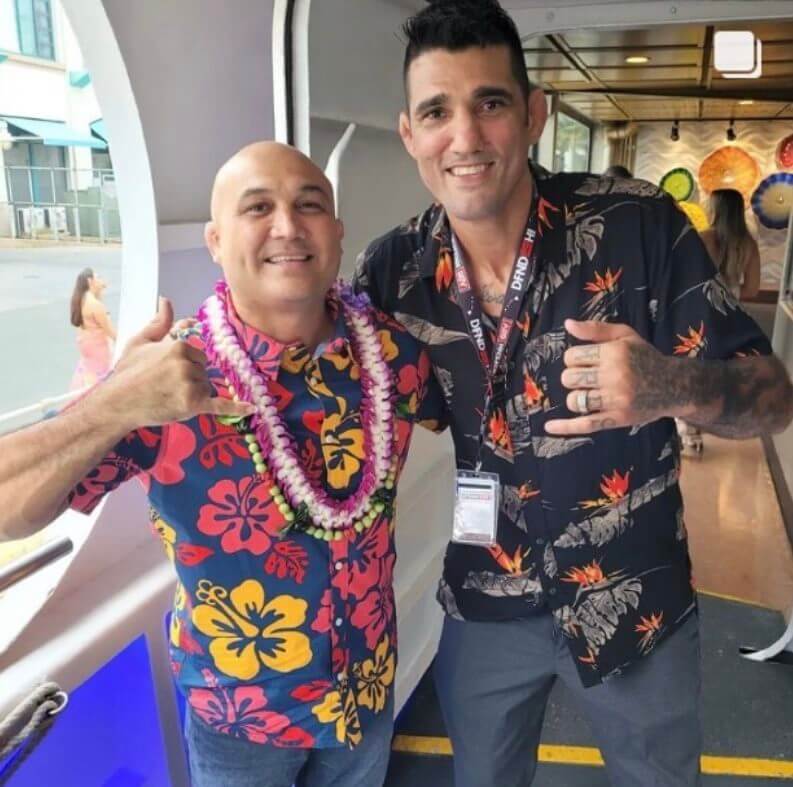 BJ Penn with kendall grove