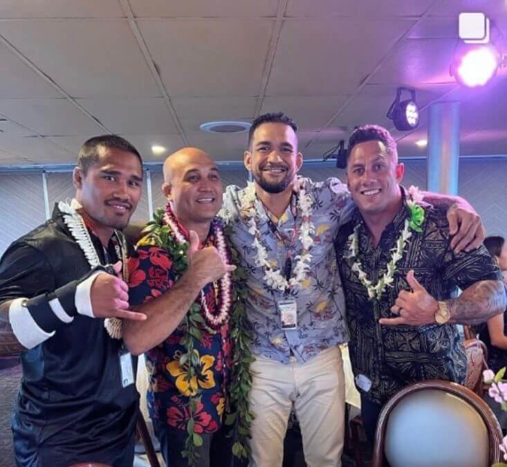 BJ Penn with kendall grove