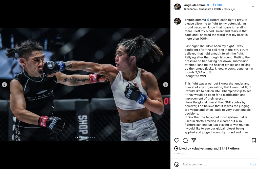 angela lee dispute judges decision