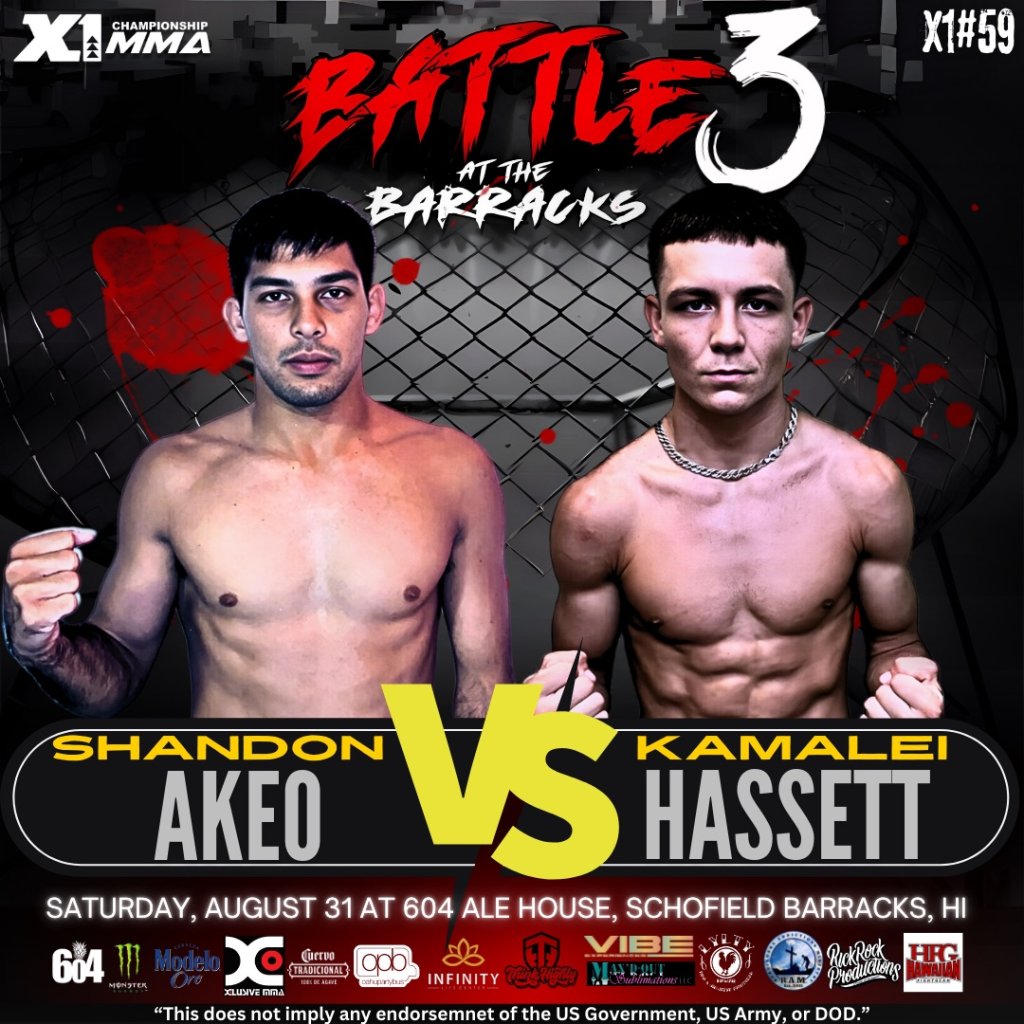 x1-59 Shandon Akeon vs. Kamalei Hassett