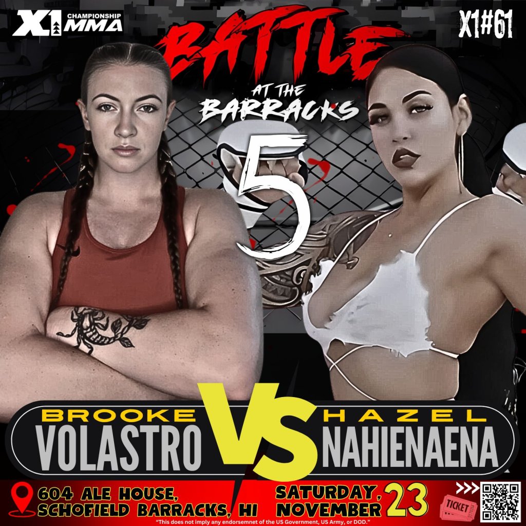 x1#61 Brooke Volastro vs. Hazel Nahienaena