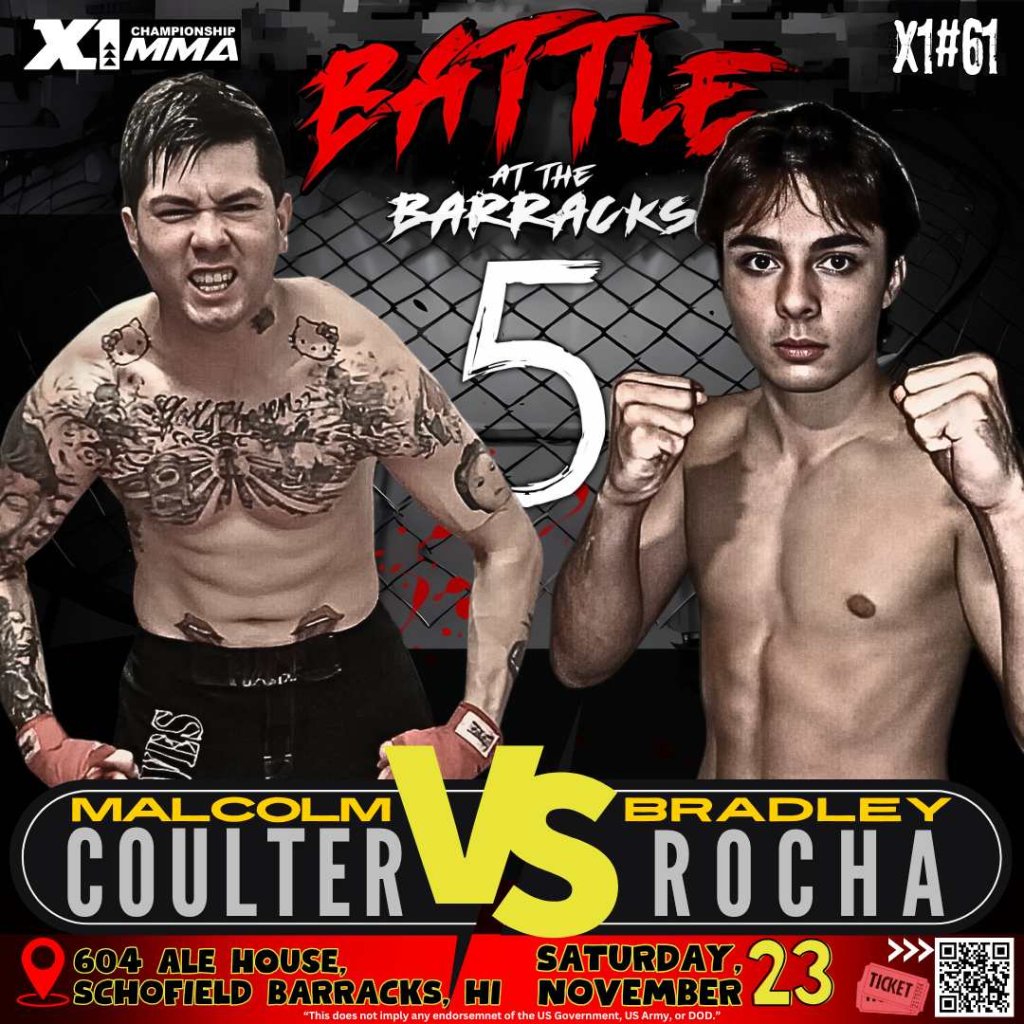 x1#61 Malcolm Coulter vs Bradley Rocha