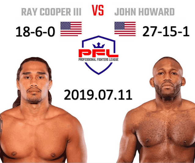 PFL PHOTO: Ray Cooper 3 vs John Howard