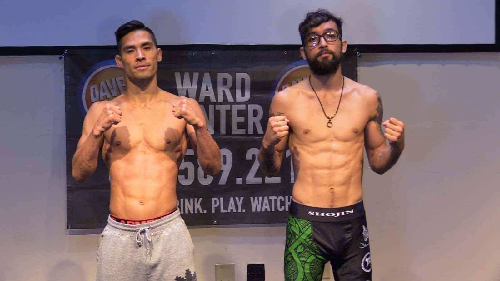 x1-55-Tyson Nam vs Shojin Miki Weigh in Photo