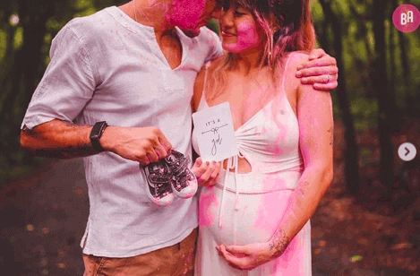 Angela Lee and Bruno Pucci having a baby girl