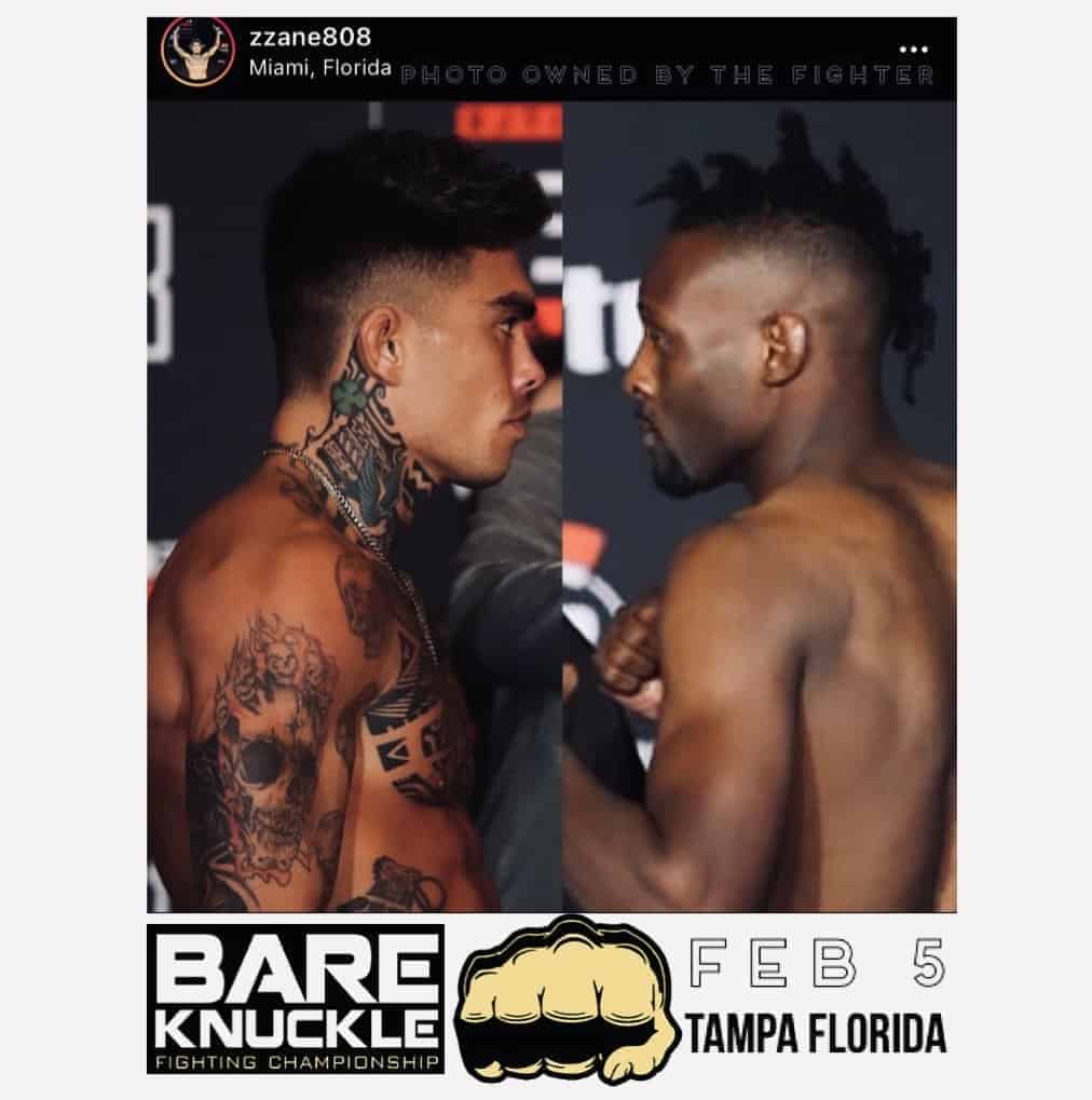 Bellator Zach Zane set to fight at BareKnucle FC next month