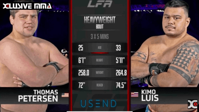 Kimo Luis vs Thomas Petersen : Hawaii MMA Highlights