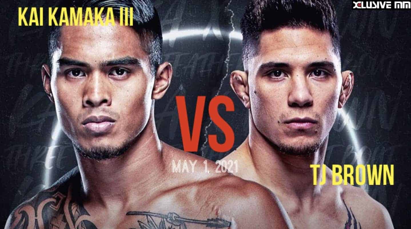 Kai Kamaka iii TJ Brown upcoming bout May 1, 2021