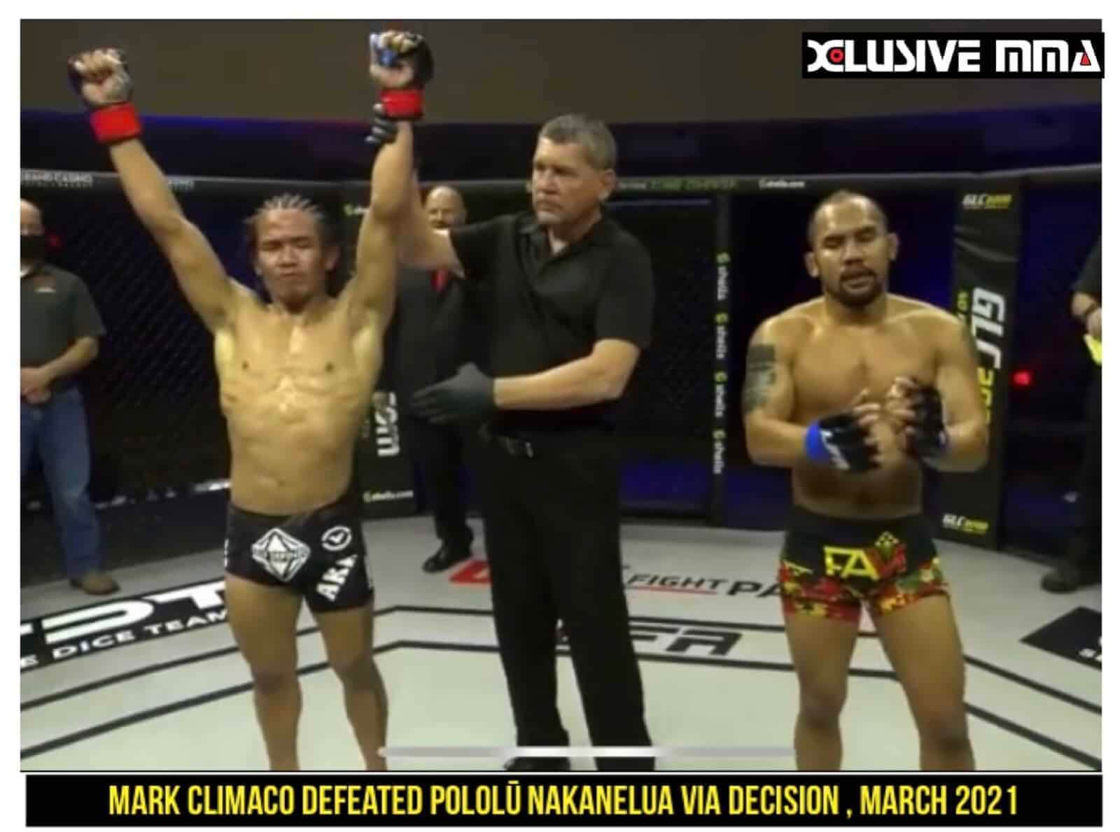 Two victories in TWO WEEKS! Mark Climaco def Pololu Nakanelua