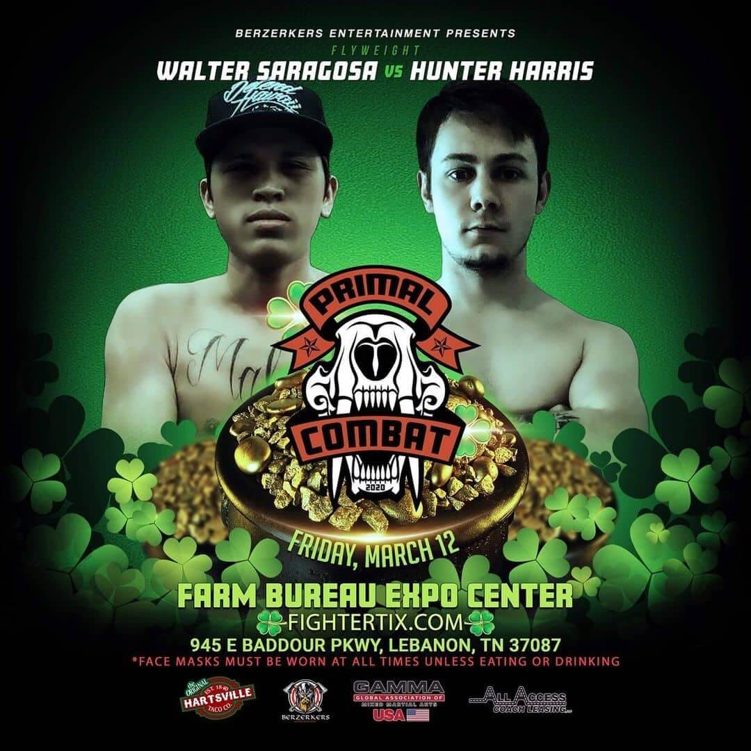 Primal Combat: walter saragosa vs Hunter Harris
