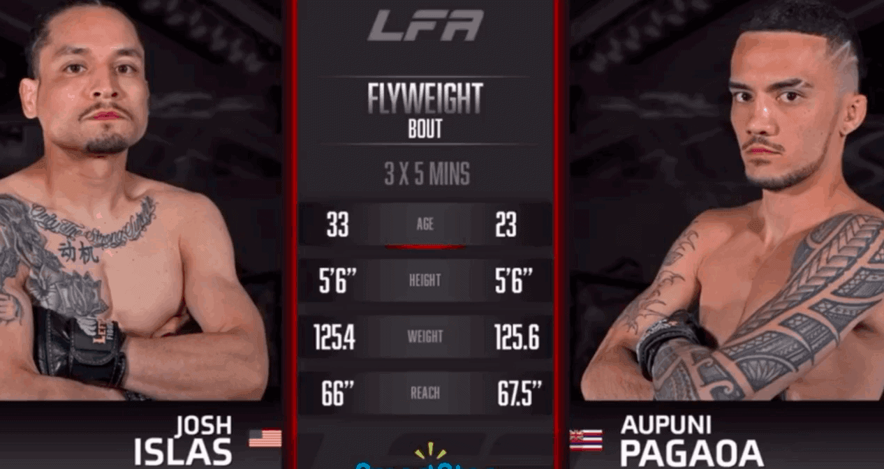 Aupuni Pagaoa vs Josh Islas FIght Highlights