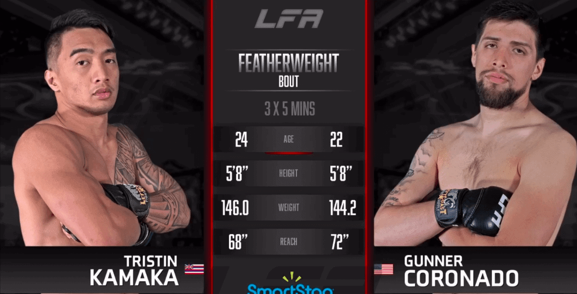 Gunner Coronado vs Tristin Kamaka