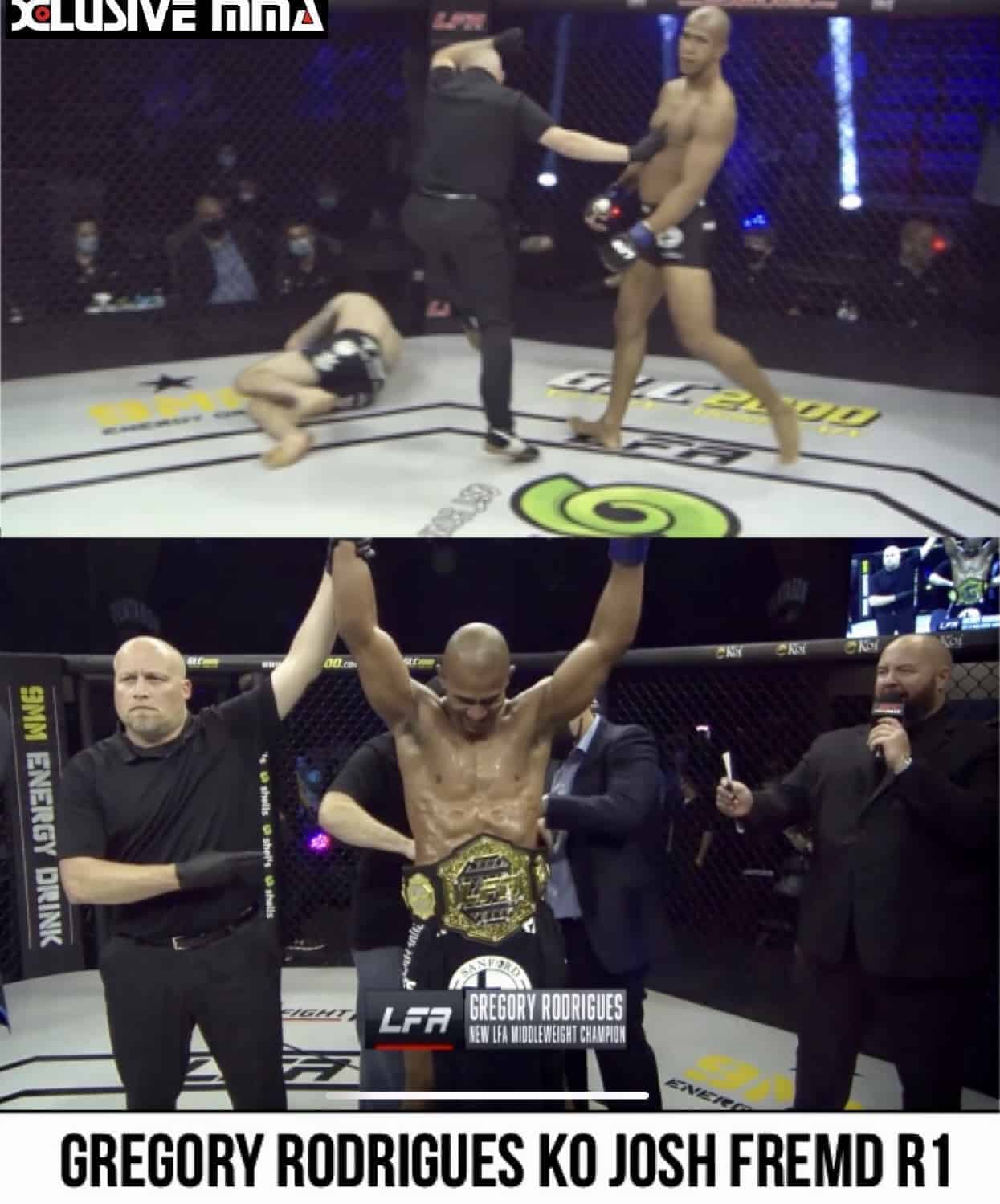 Gregory Rodrigues vs Josh Fremd Middleweight Champ
