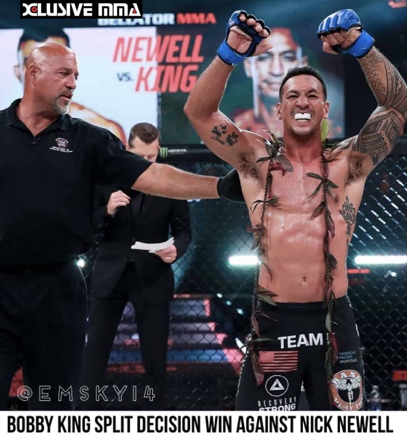 Bobby King defeated NIck Newell