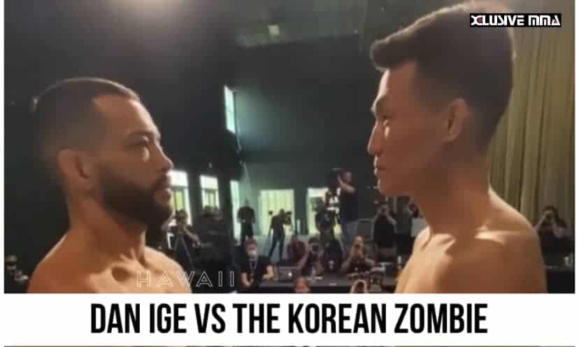 Watch Dan Ige vs The Korean Zombie here: 