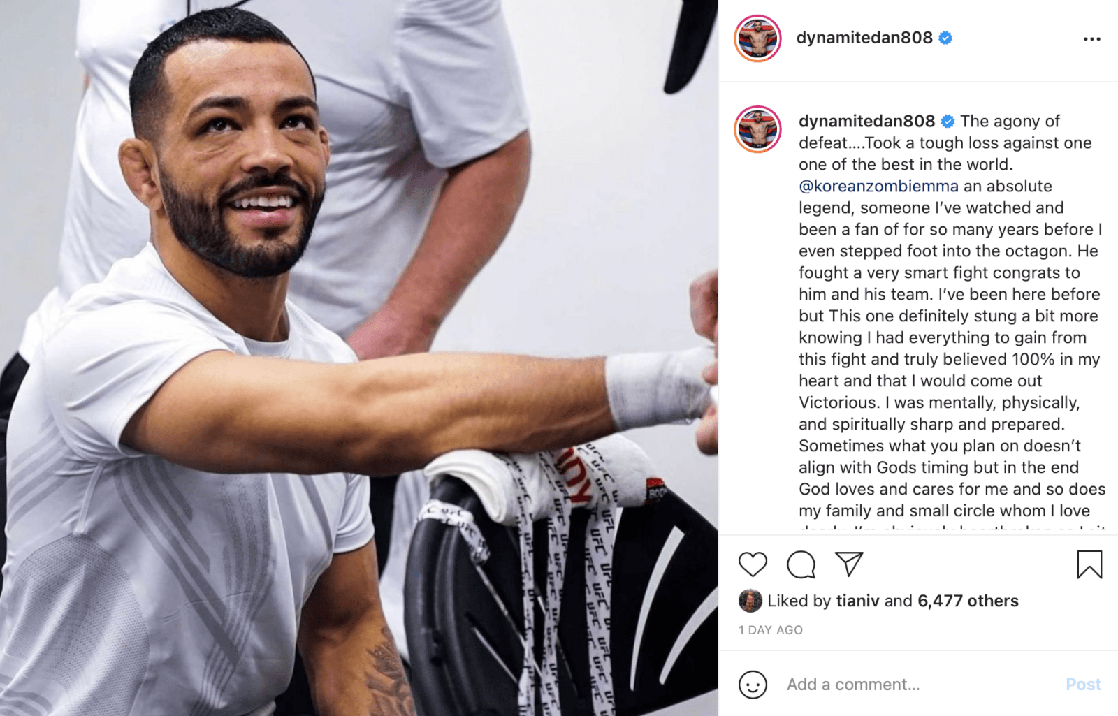 Dan Ige on taking a tough loss