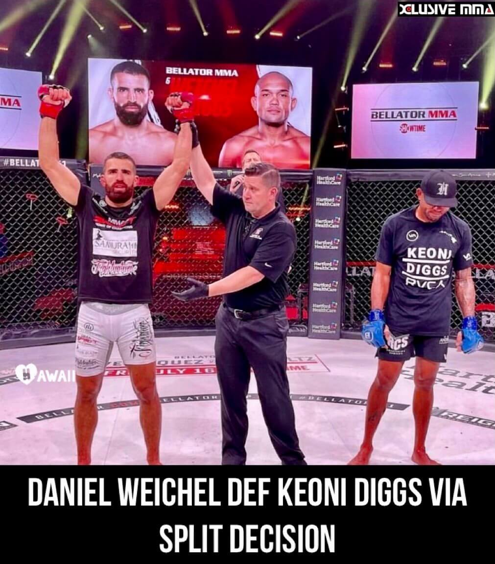 Daniel Weichel handed Keoni Diggs his first loss