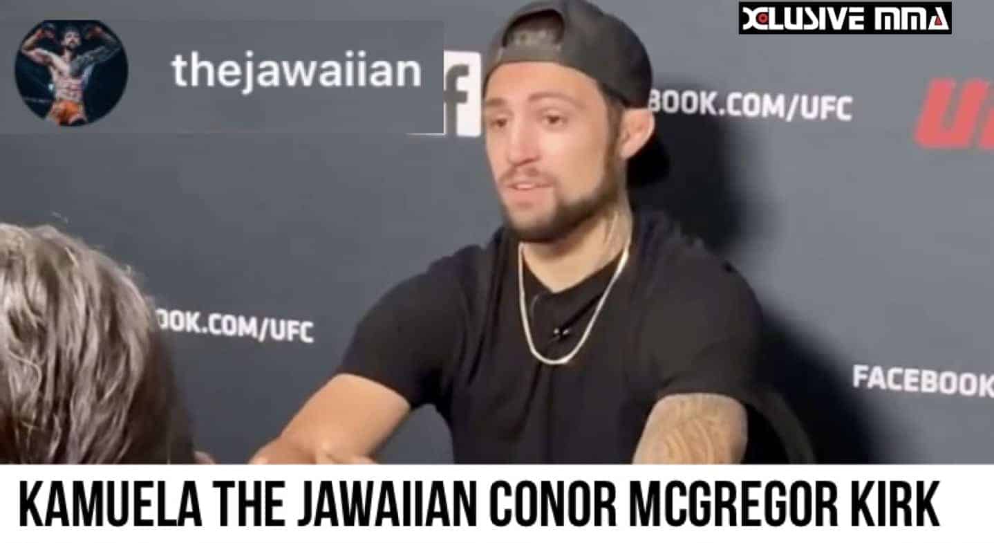 Kamuela Kirk interview UFC Debut Las Vegas