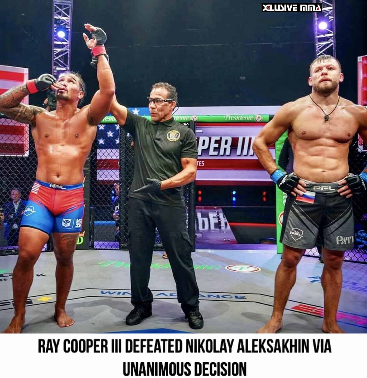 Ray Cooper iii vs Nikolay Aleksakhin