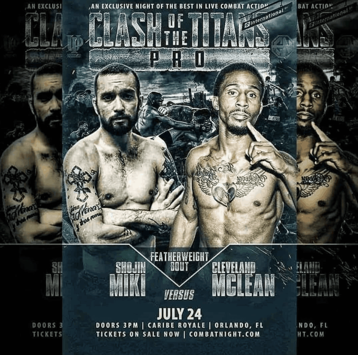 Shojin Miki upcoming bout against Cleveland Mclean