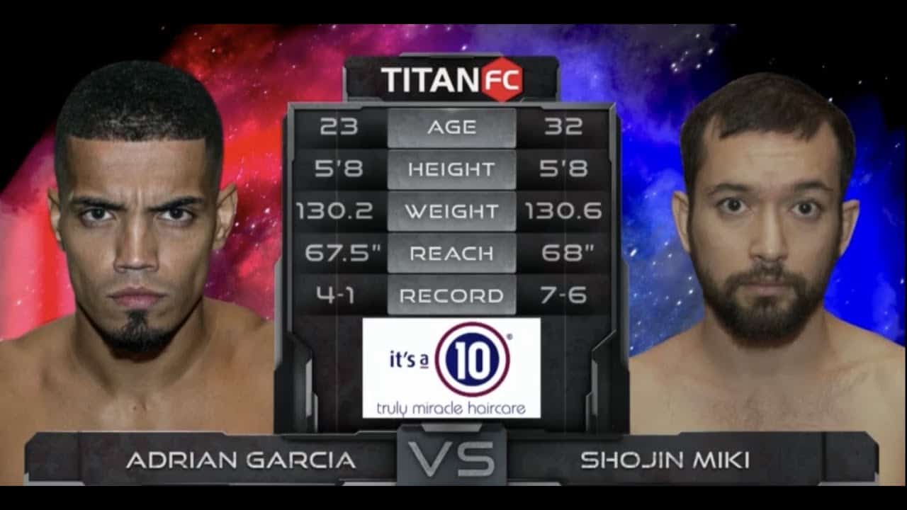 Shojin Miki vs Adrian Garcia Fight Highlights