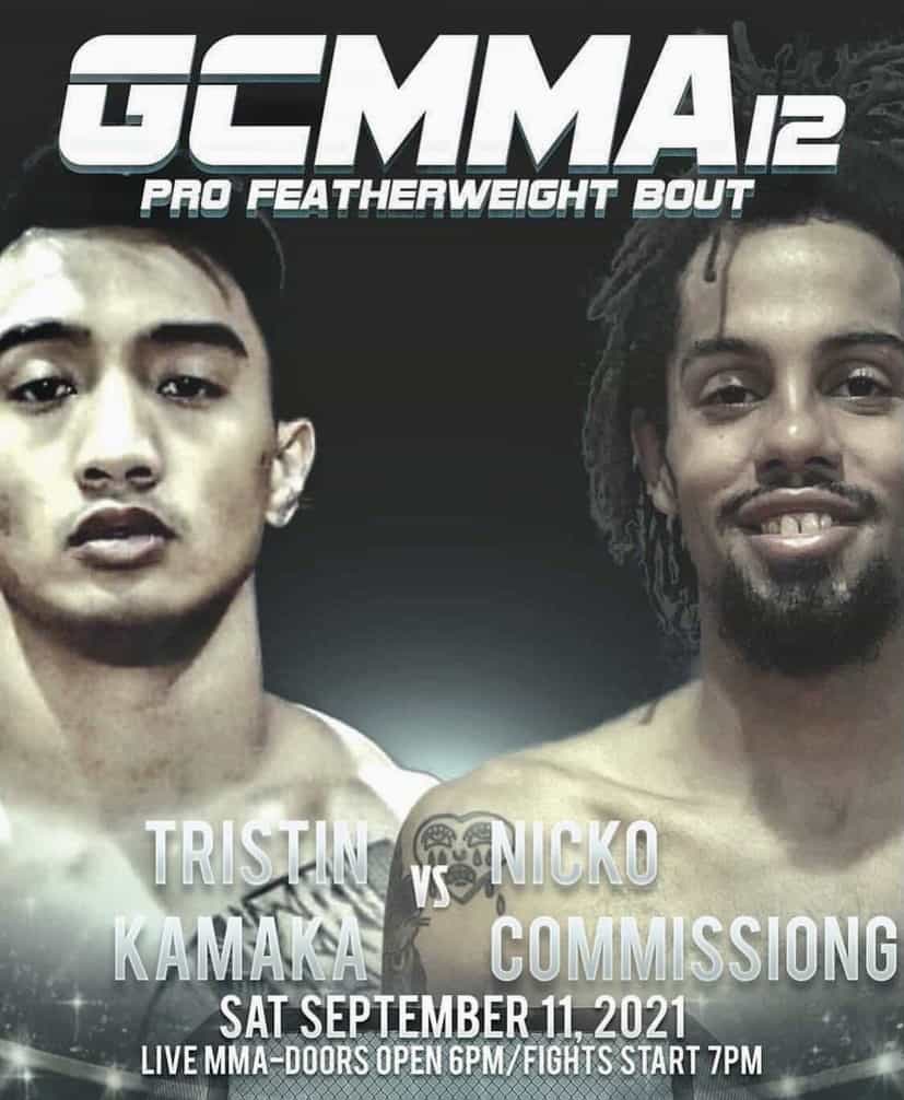 Tristin Kamaka vs Nicko Commissiong at GCMMA on Sep 11