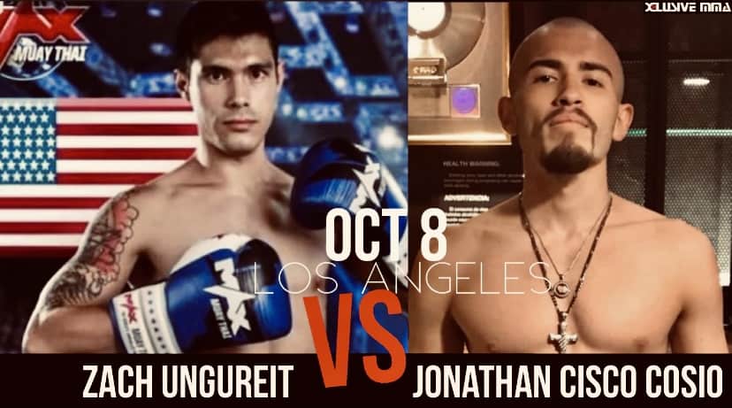 Zach Ungureit fights Jonathan Cisco Cosio at Lion Fights