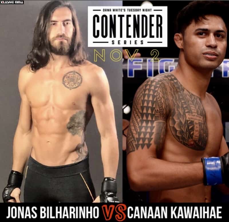 Jonas Bilharinho vs Canaan Kawaihae at Dana White Contender Series