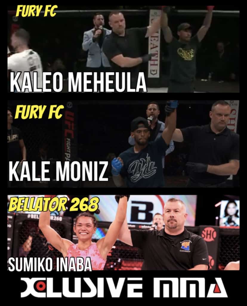 Sumiko Inaba, Kale Moniz and Kaleo Meheula return to Hawaii as winners