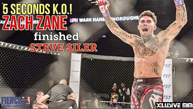 Zach Zane epic knock out at Fierce Fighting Championship!