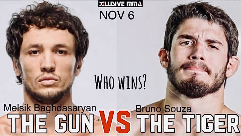 Bruno Souza vs Melsik Baghdasaryan UFC 268