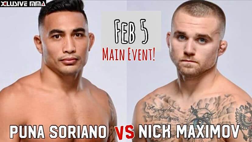 Punahele Soriano vs. Nick Maximov headlines UFC Fight Night on February 5, 2022