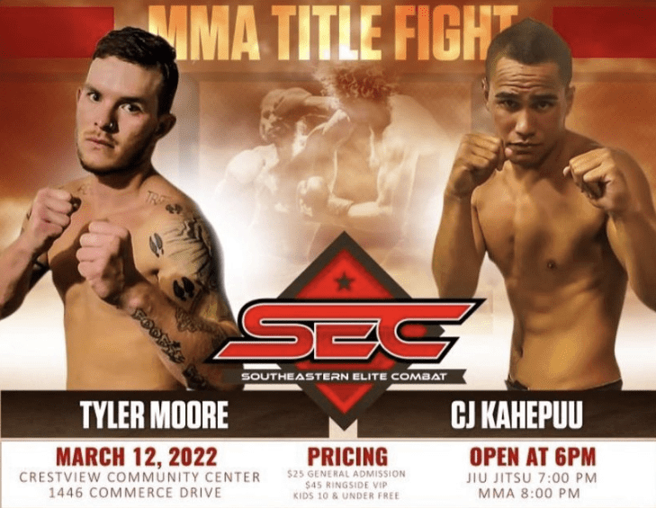 CJ Kahepuu vs Tyler Moore