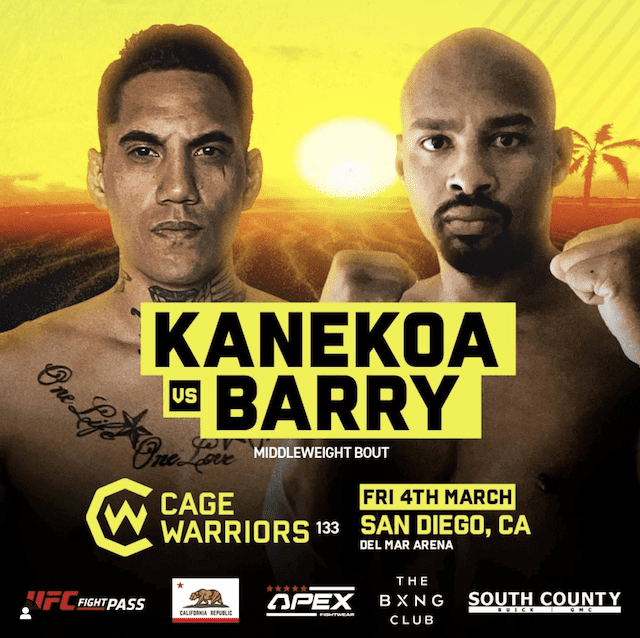 Ke’ali’i Kanekoa vs. Justin Barry
