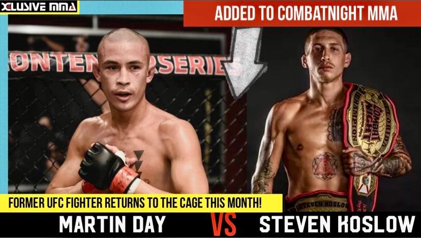 Martin Day returns to the Cage on April 30
