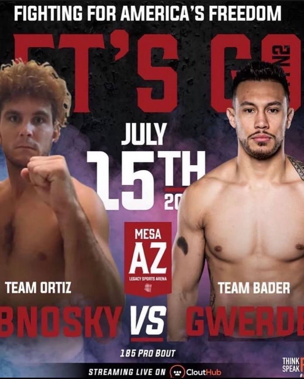 Freedom Fight Night: Ty Gwerder vs. Shane Sobnosky