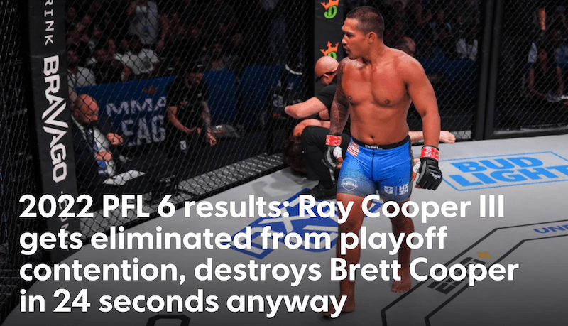 Ray Cooper III out of 2022 Playoffs; still destroyed opponent