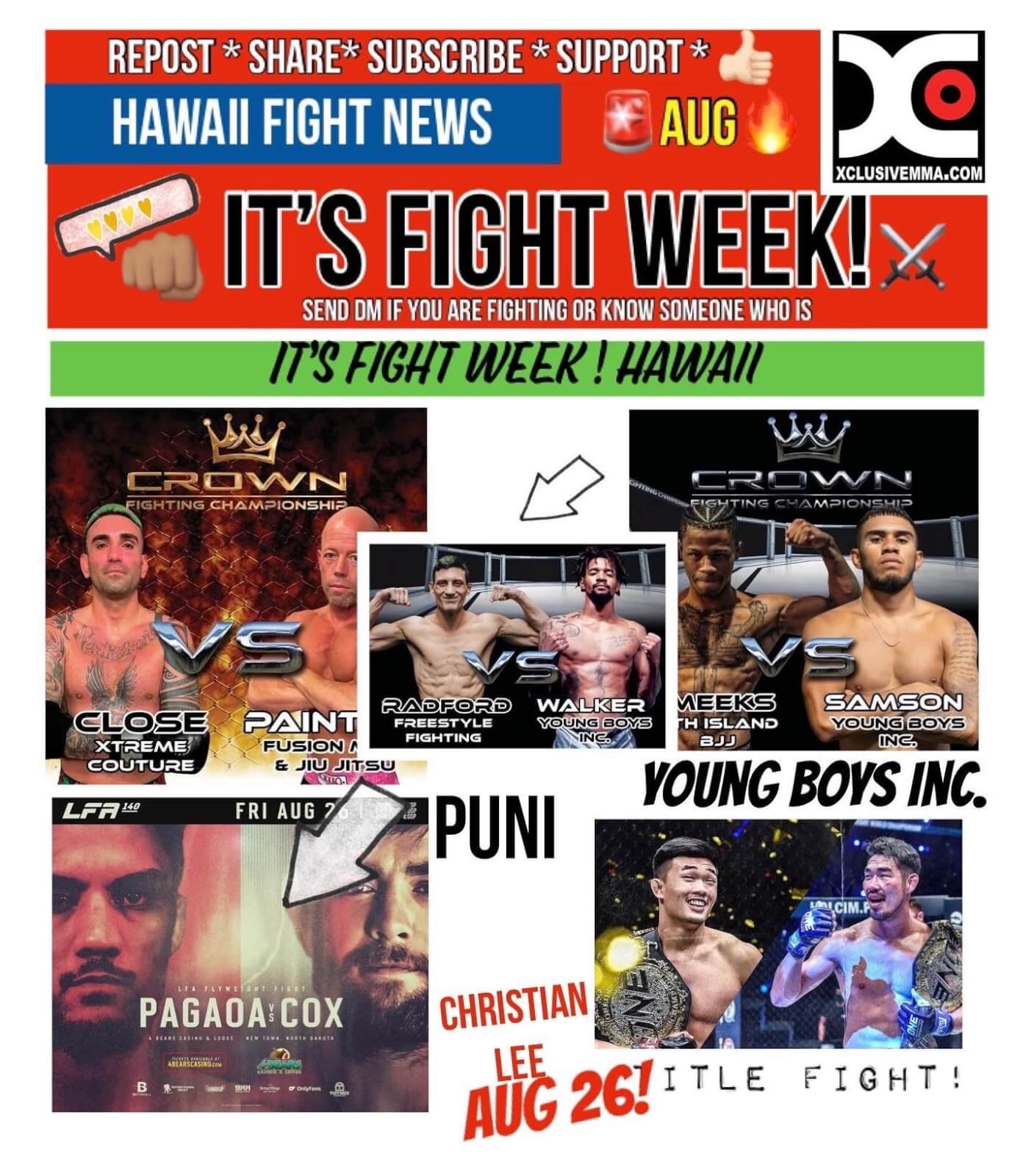 Hawaii Fighters Weekly - August