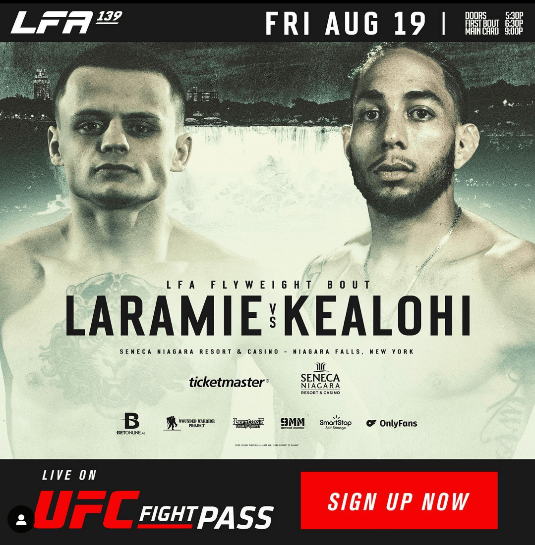 LFA 139 Rodney Kealohi vs. Tony Laramie