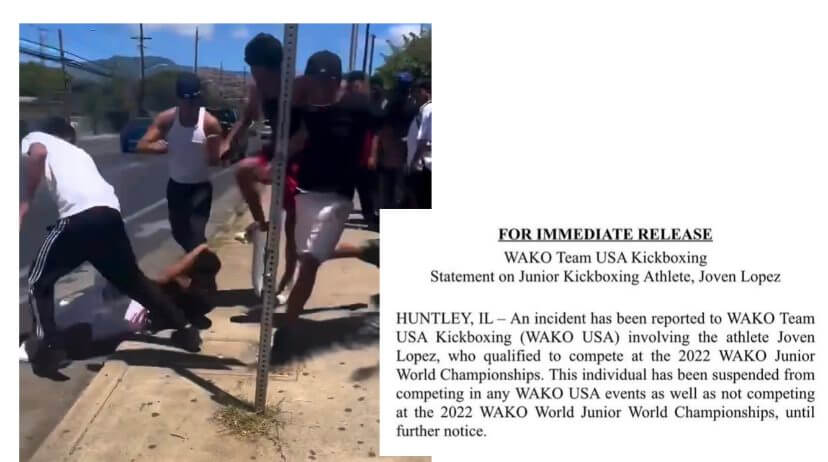 WAKO Team USA release joven Lopez