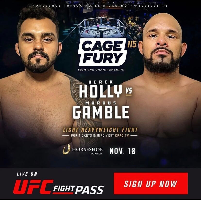 Cage Fury 115 Derek Holly vs. Marcus Gamble