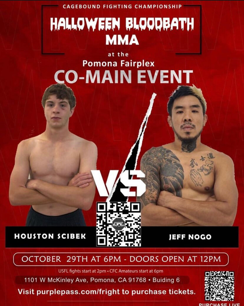Cagebound Fighting Championship Jeff Noji vs Houston Scibek