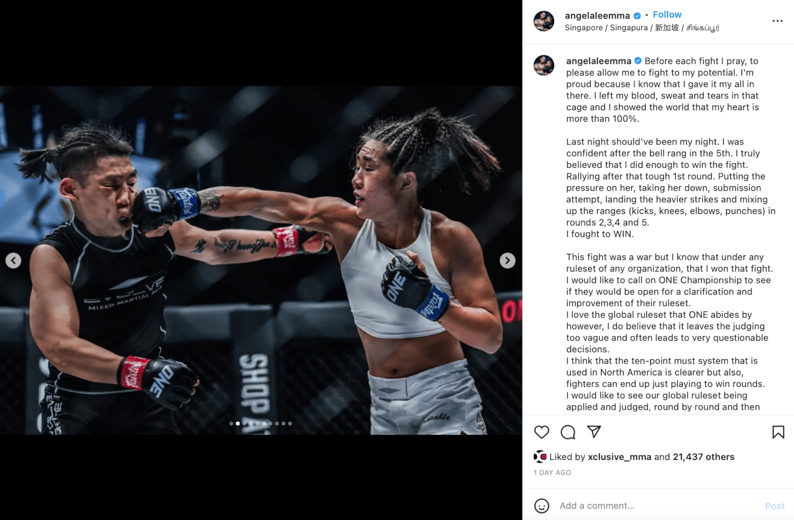angela lee dispute judges decision