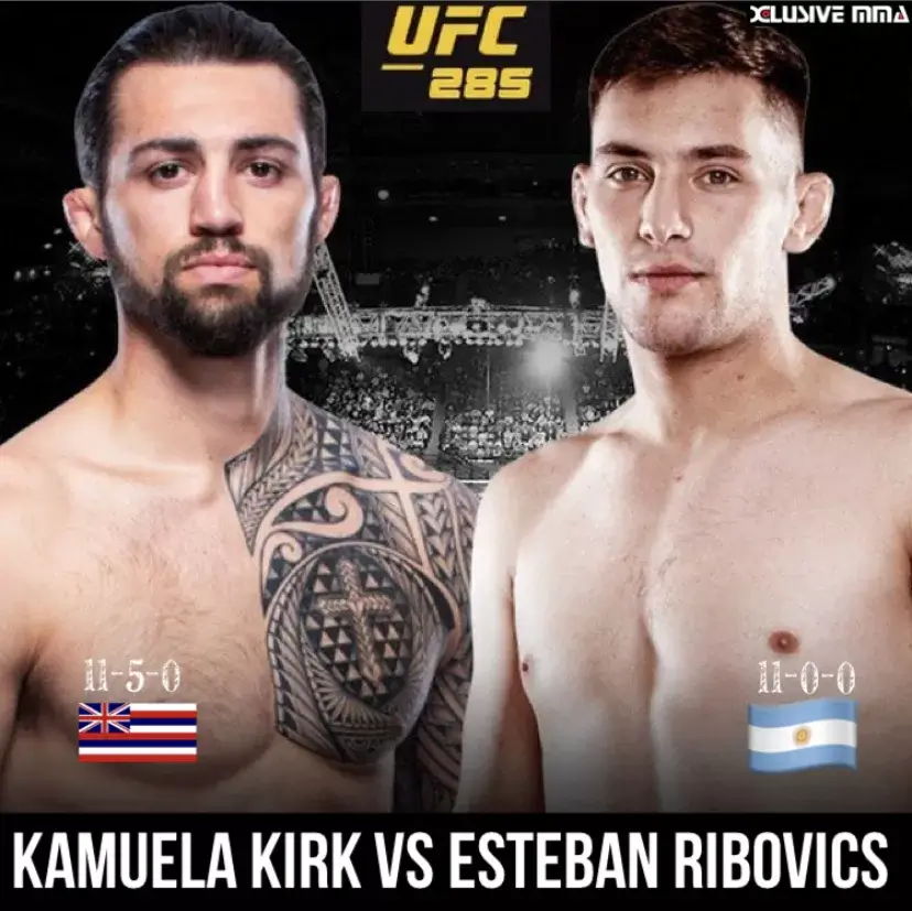UFC 285 Kamuela Kirk vs. Esteban Ribovics