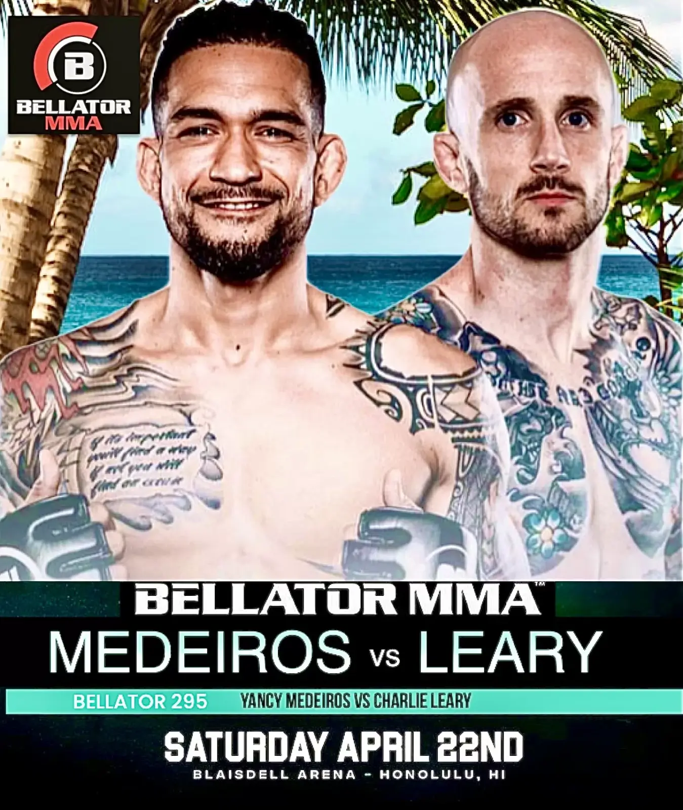 Bellator 295 Yancy Medeiros vs. Charlie Leary 